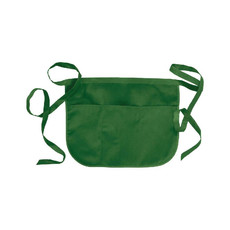 Grembiule corto 3 tasche colore verde