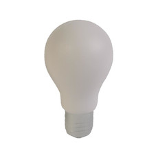 Lampadina antistress in poliuretano colore bianco