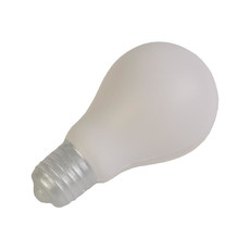 Lampadina antistress in poliuretano colore bianco