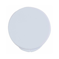 Auricolari in scatola tonda colore bianco