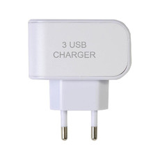 Caricatore multi-porta USB da parete colore bianco