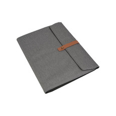 Cartella congresso e tech organizer melange colore grigio
