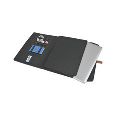 Cartella congresso e tech organizer melange colore grigio