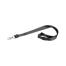 Lanyard in raso con sgancio di sicurezza colore nero