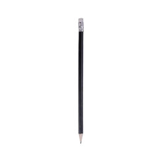 Matita in legno temperata  colore nero