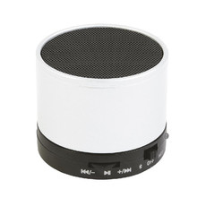 Mini altoparlante Bluetooth con microfono colore bianco