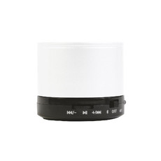 Mini altoparlante Bluetooth con microfono colore bianco