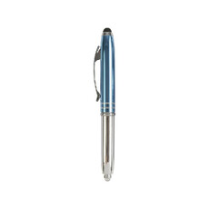 Mini penna a sfera con touch colore celeste