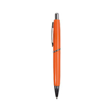 Penna a scatto in plastica ABS colore arancione