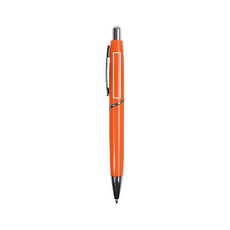 Penna a scatto in plastica ABS colore arancione