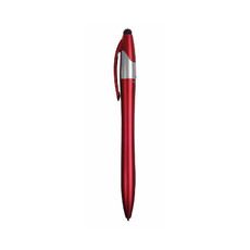 Penna touch con 3 refil colore rosso