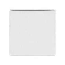 Porta post-it e portapenne a forma di cubo colore bianco