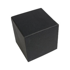 Porta post-it e portapenne a forma di cubo colore nero