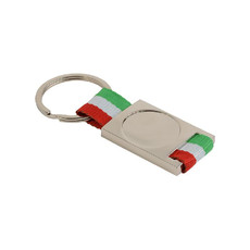 Portachiavi alluminio nylon colore tricolore