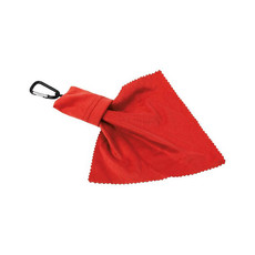 Portachiavi con panno pulisci lenti  colore rosso