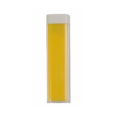Power Bank con indicatore Led di ricarica colore giallo