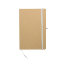 Quaderno in carta riciclata color avorio colore bianco