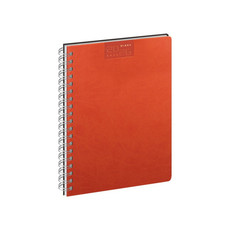 Agenda 2026 settimanale con spirale 17X24 arancio
