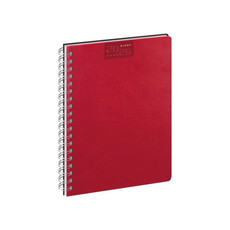 Agenda 2026 settimanale con spirale 17X24 rosso