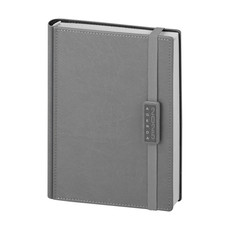 Agenda giornaliera 15x21 termovirante con elastico grigio