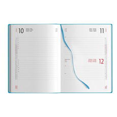 Agenda giornaliera 15x21 termovirante con elastico interno