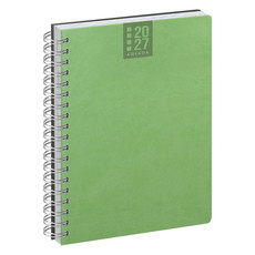 Agenda 2027 giornaliera con spirale 15x21 verde lime