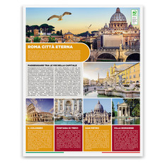 Calendario illustrato Città d'Italia 2026 retro