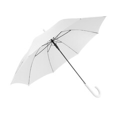 Ombrello con manico gommato colore bianco