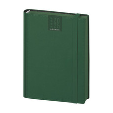 Agenda giornaliera termovirante 15x21 con elastico verde