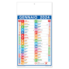 Calendario Olandese 2024 Multicolor