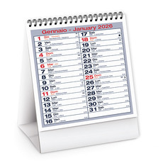 Calendario da tavolo tall table 2026