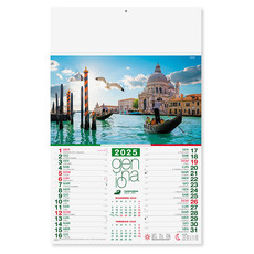 Calendario illustrato Città d'Italia 2025