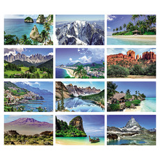 Calendario illustrato Paesaggi 2026 mensiletti