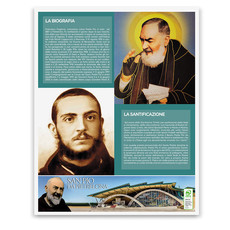 Calendario illustrato San Pio 2026 retro