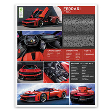 Calendario illustrato auto sportive 2026 retro