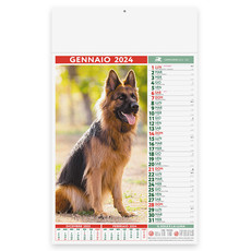 Calendario illustrato cani e gatti 2024