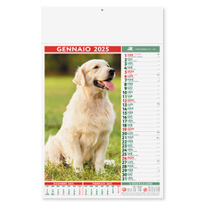 Calendario illustrato cani e gatti 2025