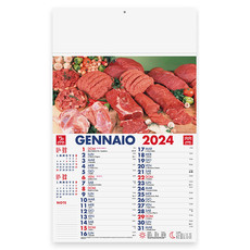 Calendario illustrato carni e macelleria 2024
