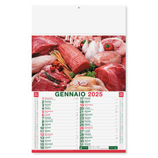 Calendario illustrato carni e macelleria 2025