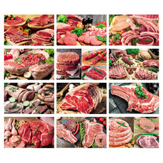 Calendario illustrato carni e macelleria 2026 mensiletti