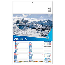 Calendario illustrato mari e monti 2026