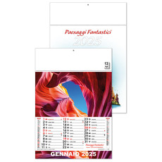 Calendario illustrato paesaggi fantastici 2025
