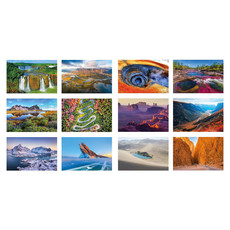 Calendario illustrato paesaggi fantastici 2026