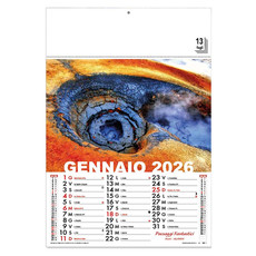 Calendario illustrato paesaggi fantastici 2026