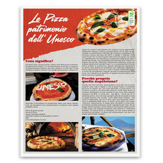 Calendario illustrato pizza 2026 retro