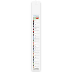 Calendario mini silhouette lungo multicolor 2023