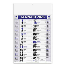 Calendario olandese classic notes 2026 blu