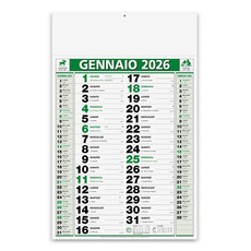 Calendario olandese classic notes 2026 verde