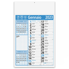 Calendario olandese notes 2023 blu
