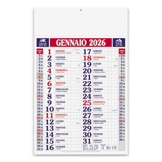 Calendario olandese quadrettato 2026